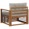 Canapé d’extérieur Bois d'acacia massif et polyester 561901561901