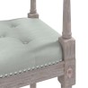 Banc Gris clair 110x40x70 cm Velours 561903561903
