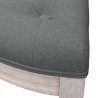 Banc Gris foncé 110,5x45x49 cm Tissu 561906561906