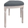 Banc Gris foncé 110,5x45x49 cm Velours 561907561907