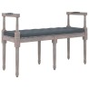 Banc Gris foncé 110x40x70 cm Velours 561908561908