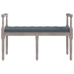 Banc Gris foncé 110x40x70 cm Velours 561908561908