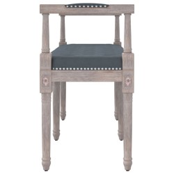 Banc Gris foncé 110x40x70 cm Velours 561908561908