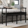 Banc Noir 110x40x70 cm Velours 561916561916