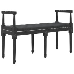 Banc Noir 110x40x70 cm Velours 561916561916