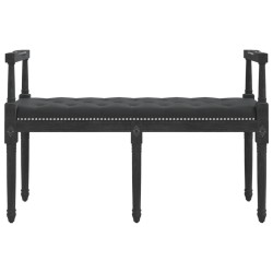 Banc Noir 110x40x70 cm Velours 561916561916