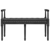 Banc Noir 110x40x70 cm Velours 561916561916