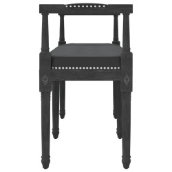 Banc Noir 110x40x70 cm Velours 561916561916