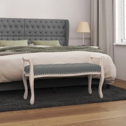 Banc Gris foncé 110x45x60 cm Tissu 561923561923