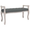 Banc Gris foncé 110x45x60 cm Tissu 561923561923
