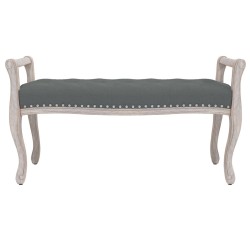 Banc Gris foncé 110x45x60 cm Tissu 561923561923