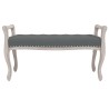 Banc Gris foncé 110x45x60 cm Tissu 561923561923