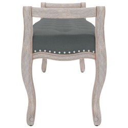 Banc Gris foncé 110x45x60 cm Tissu 561923561923