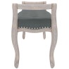 Banc Gris foncé 110x45x60 cm Tissu 561923561923