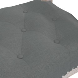 Banc Gris foncé 110x45x60 cm Tissu 561923561923