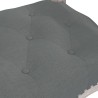 Banc Gris foncé 110x45x60 cm Tissu 561923561923