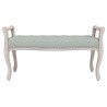 Banc Gris clair 110x45x60 cm Velours 561924561924