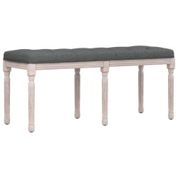 Banc Gris foncé 110x40x49 cm Tissu 561925561925