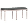 Banc Gris foncé 110x40x49 cm Tissu 561925561925