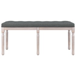 Banc Gris foncé 110x40x49 cm Tissu 561925561925