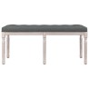 Banc Gris foncé 110x40x49 cm Tissu 561925561925