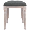 Banc Gris foncé 110x40x49 cm Tissu 561925561925