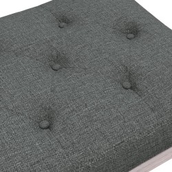 Banc Gris foncé 110x40x49 cm Tissu 561925561925