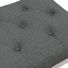 Banc Gris foncé 110x40x49 cm Tissu 561925561925