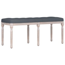 Banc Gris foncé 110x40x49 cm Velours 561927561927