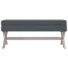 Tabouret de rangement Gris foncé 110x45x49 cm Velours 561930561930