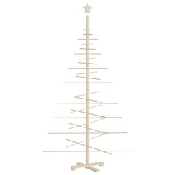 Arbre de Noël en bois pour décoration 180 cm bois massif de pin 561935561935