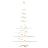 Arbre de Noël en bois pour décoration 180 cm bois massif de pin 561935561935
