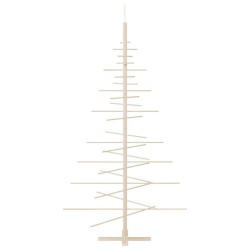 Arbre de Noël en bois pour décoration 180 cm bois massif de pin 561935561935