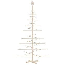 Arbre de Noël en bois pour décoration 180 cm bois massif de pin 561935561935
