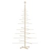 Arbre de Noël en bois pour décoration 180 cm bois massif de pin 561935561935