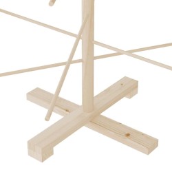 Arbre de Noël en bois pour décoration 180 cm bois massif de pin 561935561935