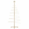 Arbre de Noël en bois pour décoration 150 cm bois massif de pin 561936561936