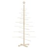 Arbre de Noël en bois pour décoration 150 cm bois massif de pin 561936561936