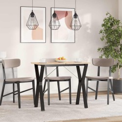 Pieds de table à manger cadre en Y 80x40x73 cm acier 561937561937