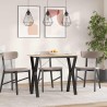 Pieds de table à manger cadre en Y 80x40x73 cm acier 561937561937