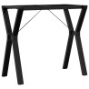 Pieds de table à manger cadre en Y 80x40x73 cm acier 561937561937