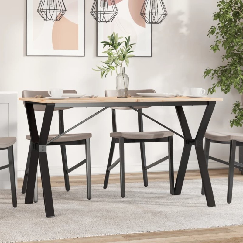 Pieds de table à manger cadre en Y 120x60x73 cm acier 561938561938