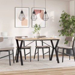 Pieds de table à manger cadre en Y 120x60x73 cm acier 561938561938