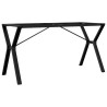 Pieds de table à manger cadre en Y 140x60x73 cm acier 561939561939