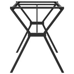 Pieds de table à manger cadre en Y 140x60x73 cm acier 561939561939