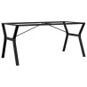 Pieds de table à manger cadre en Y 160x80x73 cm acier 561940561940