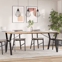 Pieds de table à manger cadre en Y 180x80x73 cm acier 561941561941