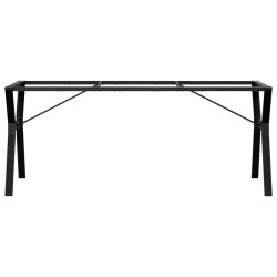 Pieds de table à manger cadre en Y 180x80x73 cm acier 561941561941