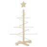 Arbre de Noël en bois pour décoration 75 cm bois massif de pin 561942561942