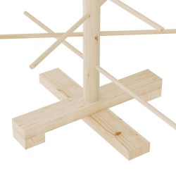 Arbre de Noël en bois pour décoration 75 cm bois massif de pin 561942561942